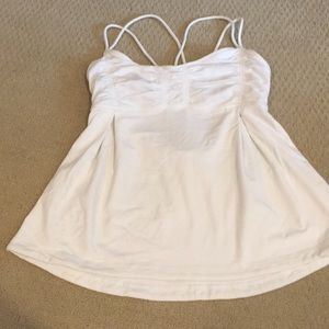 White lulu lemon tank